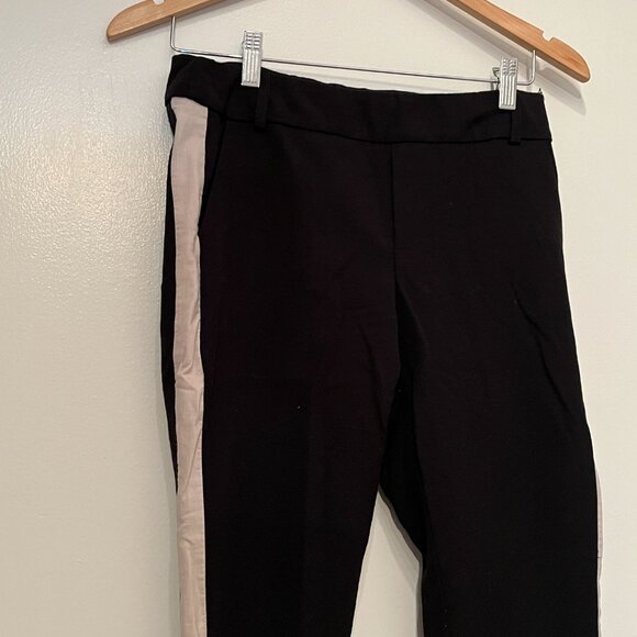 ILTM Striped Black Pants – Elastic Waist & Front Pockets (Small Petite) - Picture 4 of 13